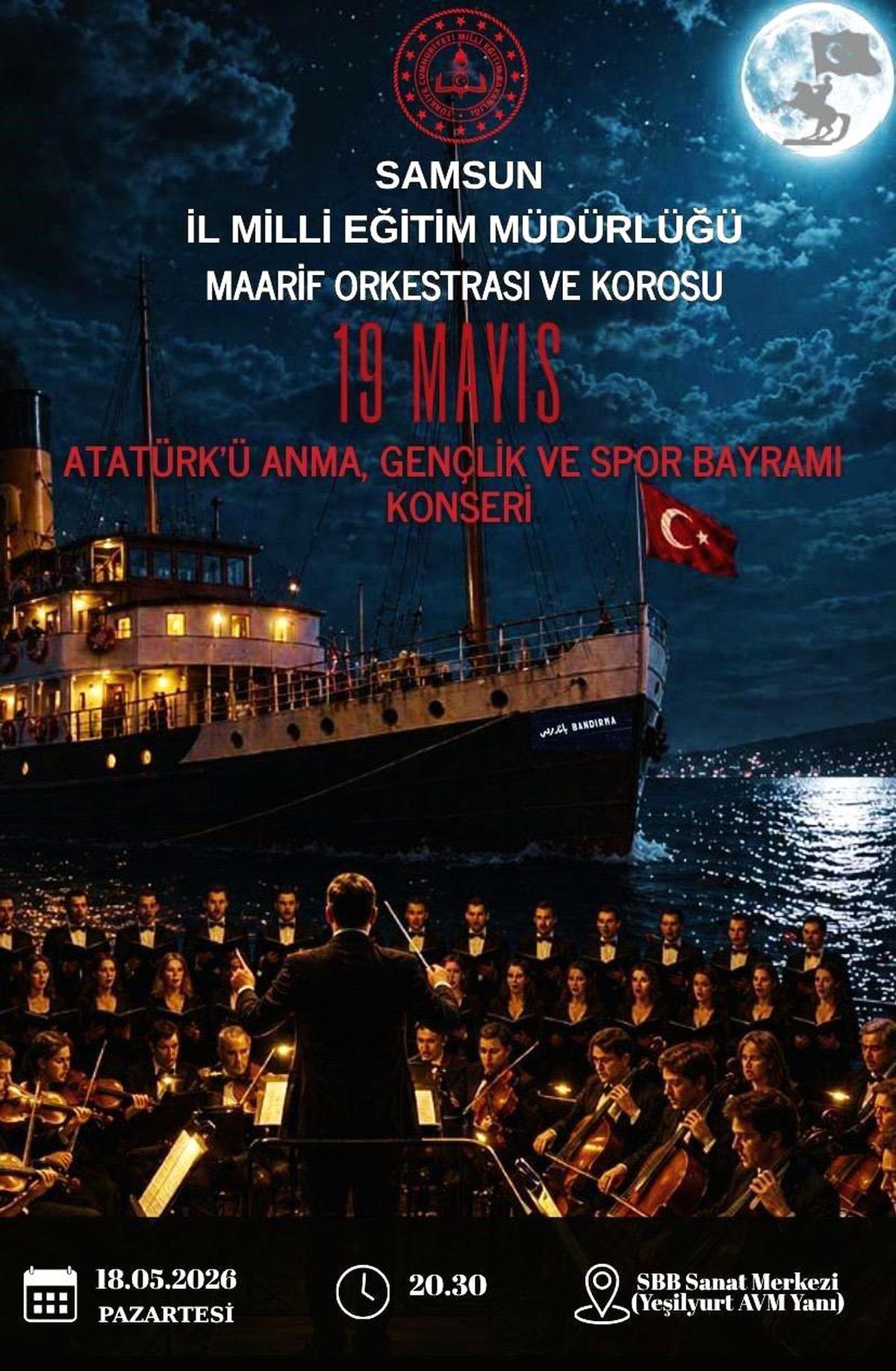 Samsun\'da 19 Mayıs Konseri