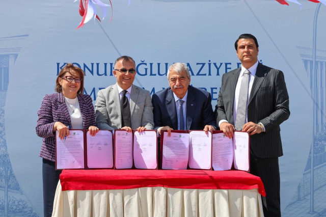 Konukoğlu Taziye Evi’nin temeli dualarla atıldı