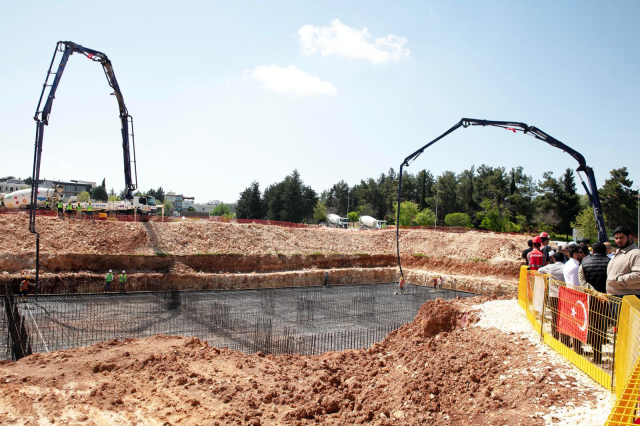 Konukoğlu Taziye Evi’nin temeli dualarla atıldı