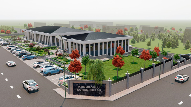 Konukoğlu Taziye Evi’nin temeli dualarla atıldı