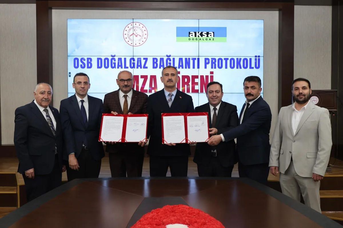 Ağrı OSB’ye doğalgaz yatırımı için protokol imzalandı