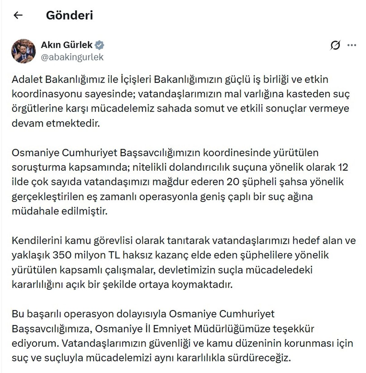 12 İlde Nitelikli Dolandırıcılık Operasyonu