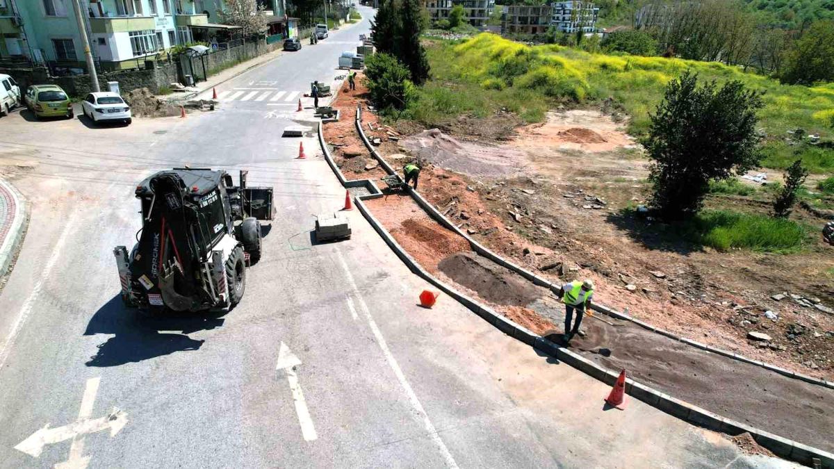 Başiskele\'de trafiği rahatlatacak kavşak düzenlemesinde sona yaklaşılıyor