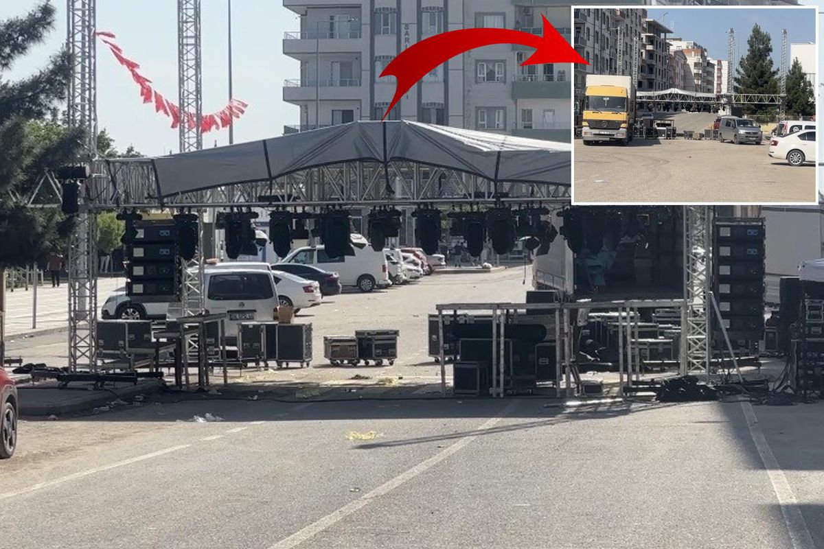 Sahnede Türk Bayrağı krizi! DEM Partili belediye konseri iptal etti