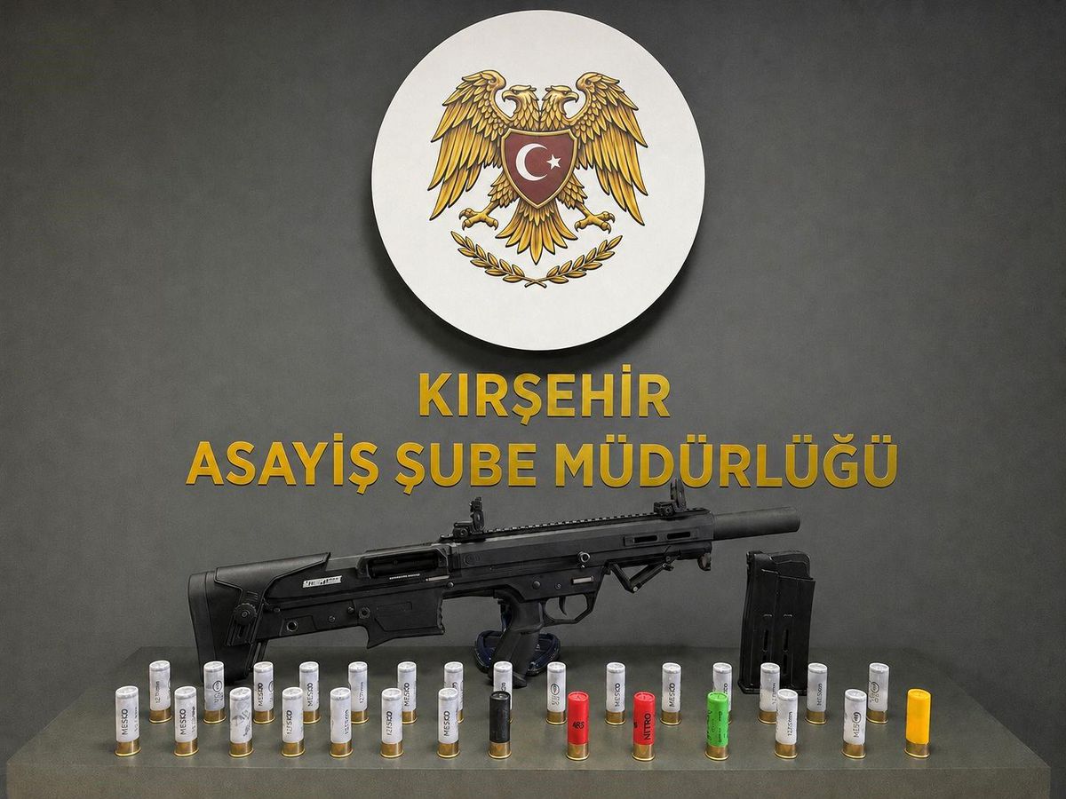Kırşehir\'de Ruhsatsız Tüfek Ele Geçirildi