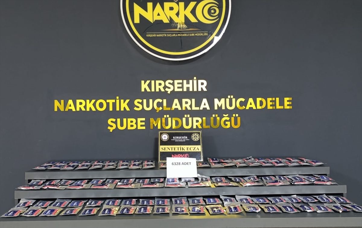 Çiçekdağı\'nda 6 Bin Sentetik Hap Ele Geçirildi