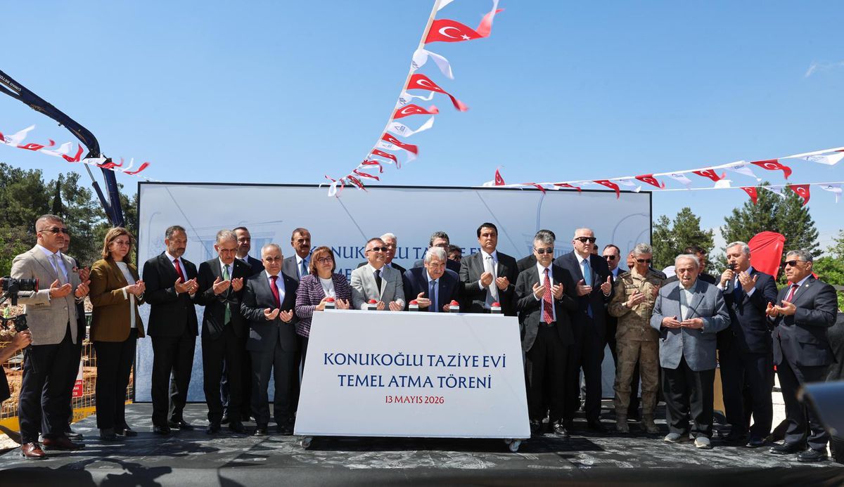 Konukoğlu Taziye Evi’nin temeli dualarla atıldı
