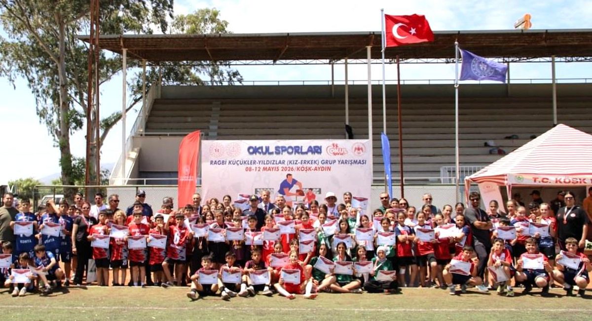 Köşk\'te Ragbi Heyecanı: 9 Şehirden 260 Sporcu Kıyasıya Yarıştı
