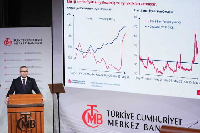 Merkez Bankası, yıl sonu enflasyon tahminini artırdı