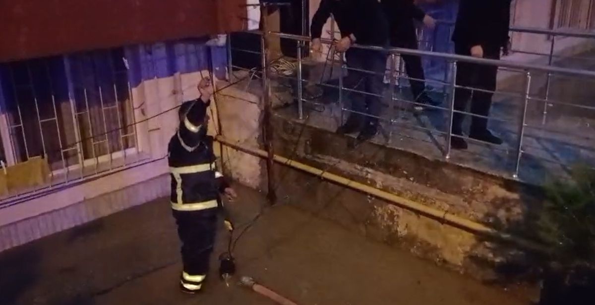 Zile\'de Şiddetli Dolu ve Sağanak Yağış