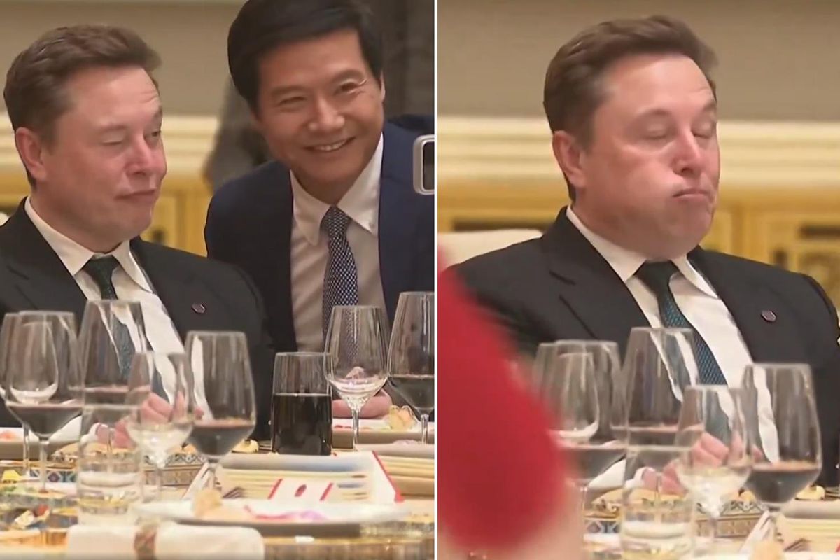 Trump\'ın Çin zirvesine Elon Musk damga vurdu! Verdiği pozlar gündem oldu