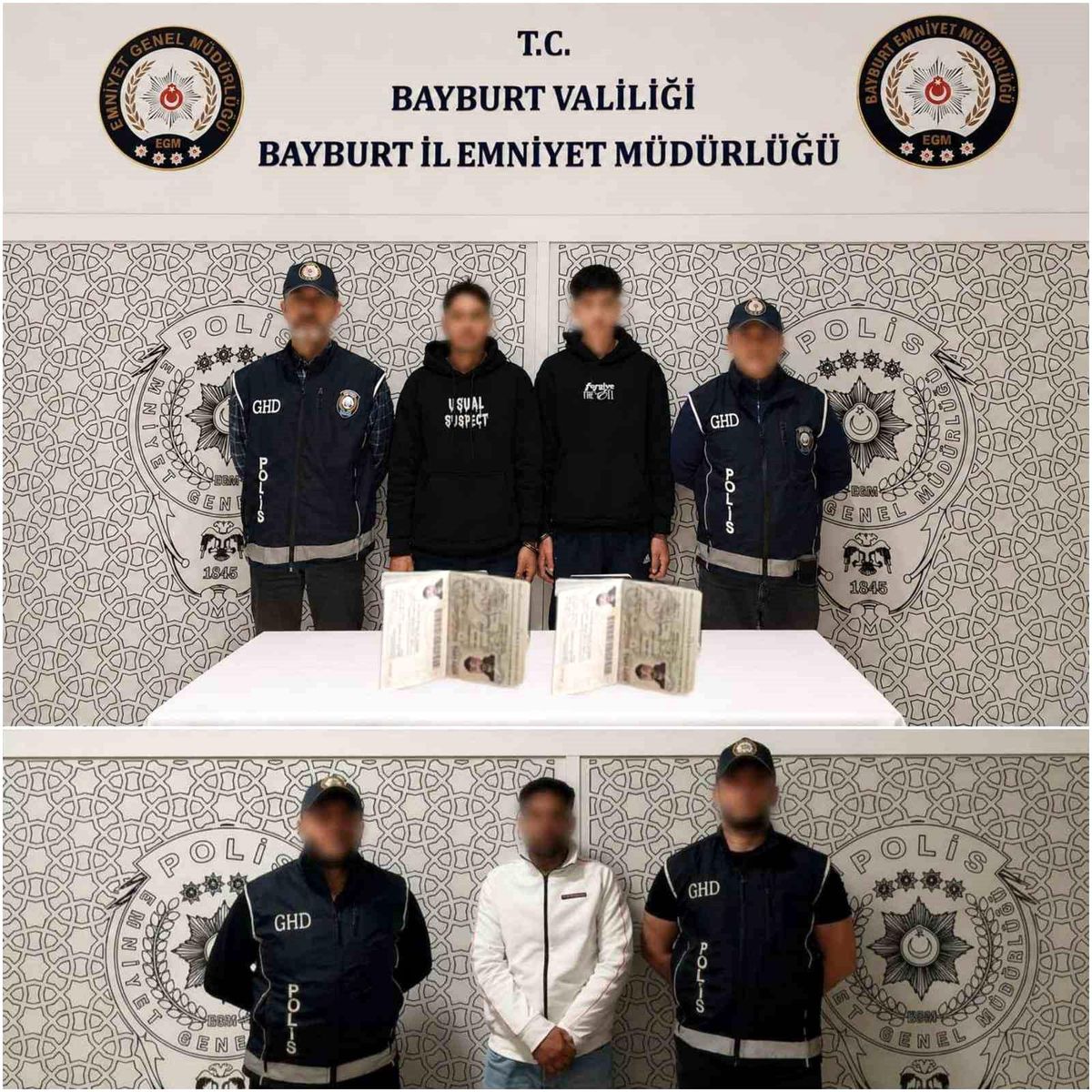 Bayburt\'ta 5 Afgan Göçmen Yakalandı