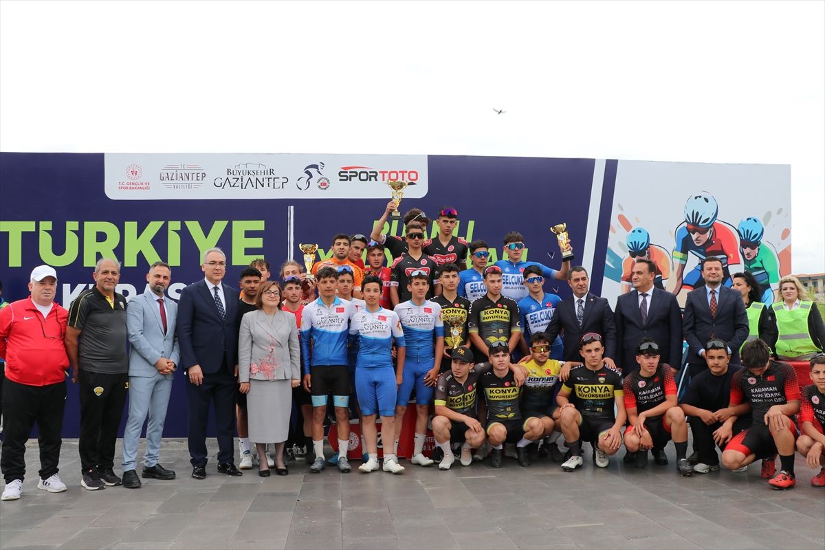 Gaziantep\'te Türkiye Kupası Bisiklet Yarışları Devam Ediyor