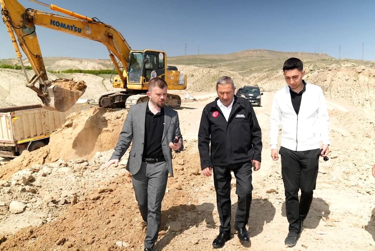 Darende Millet Bahçesi\'nde çalışmalar sürüyor