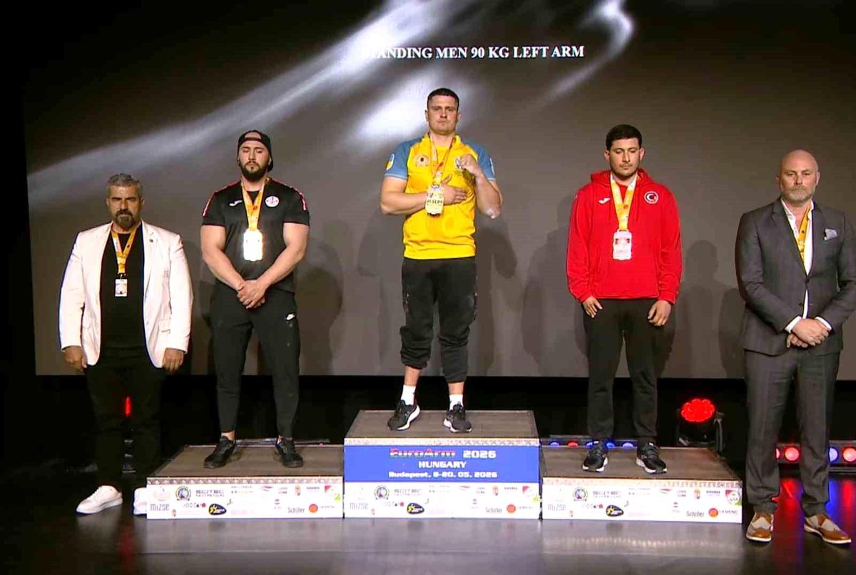 Haliliyeli sporcu Avrupa üçüncüsü oldu