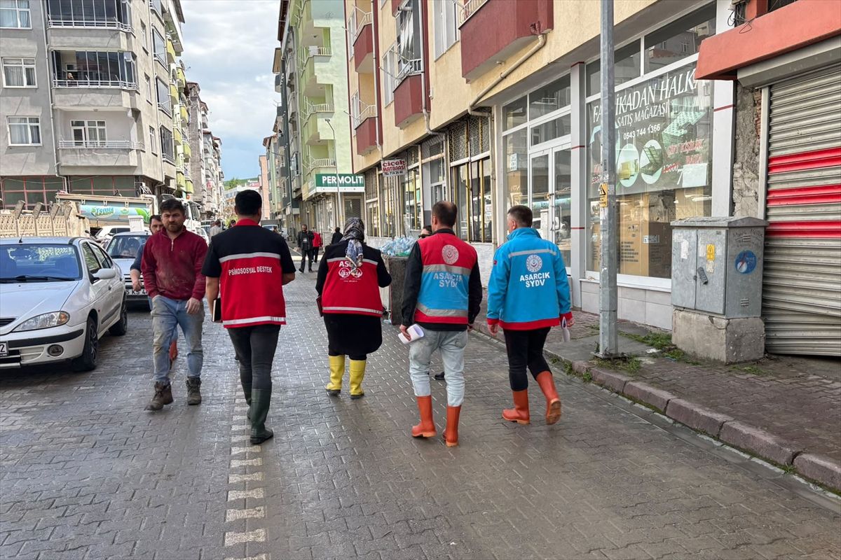 Havza\'da Sel Sonrası Psikososyal Destek