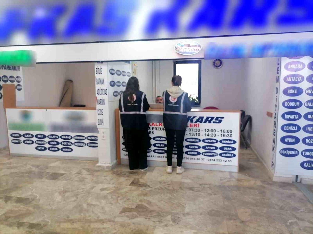 Kars\'ta şehirlerarası otobüs firmalarına sıkı denetim