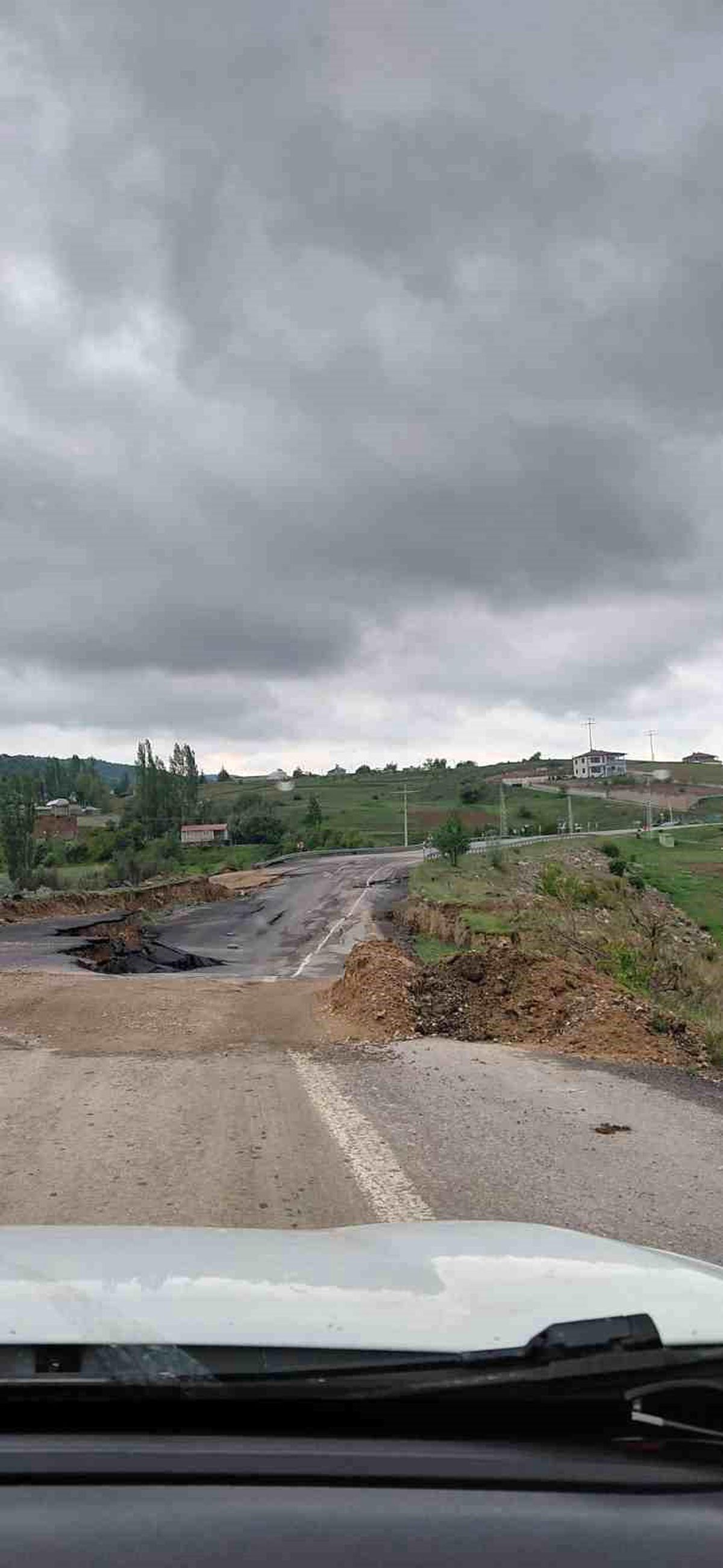 Kayseri\'de Viyadük Çöktü
