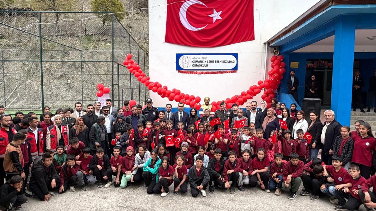 Şehit Uzman Çavuş Eren Kızıldağ\'ın adı okula verildi