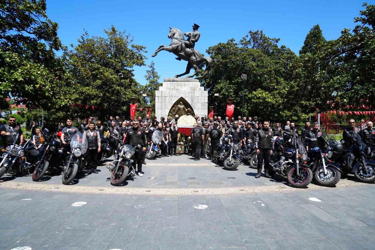Chopper Motosikletçiler Samsun\'da Buluştu