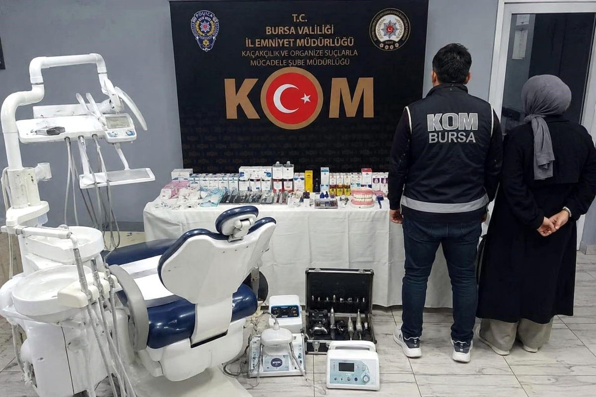 İnegöl\'de Sahte Diş Muayenesi Operasyonu