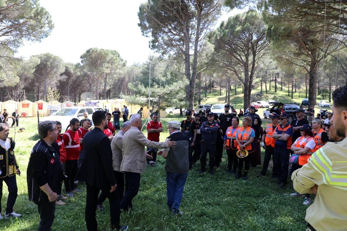 Kazdağları\'nda gerçeğini aratmayan arama kurtarma tatbikatı