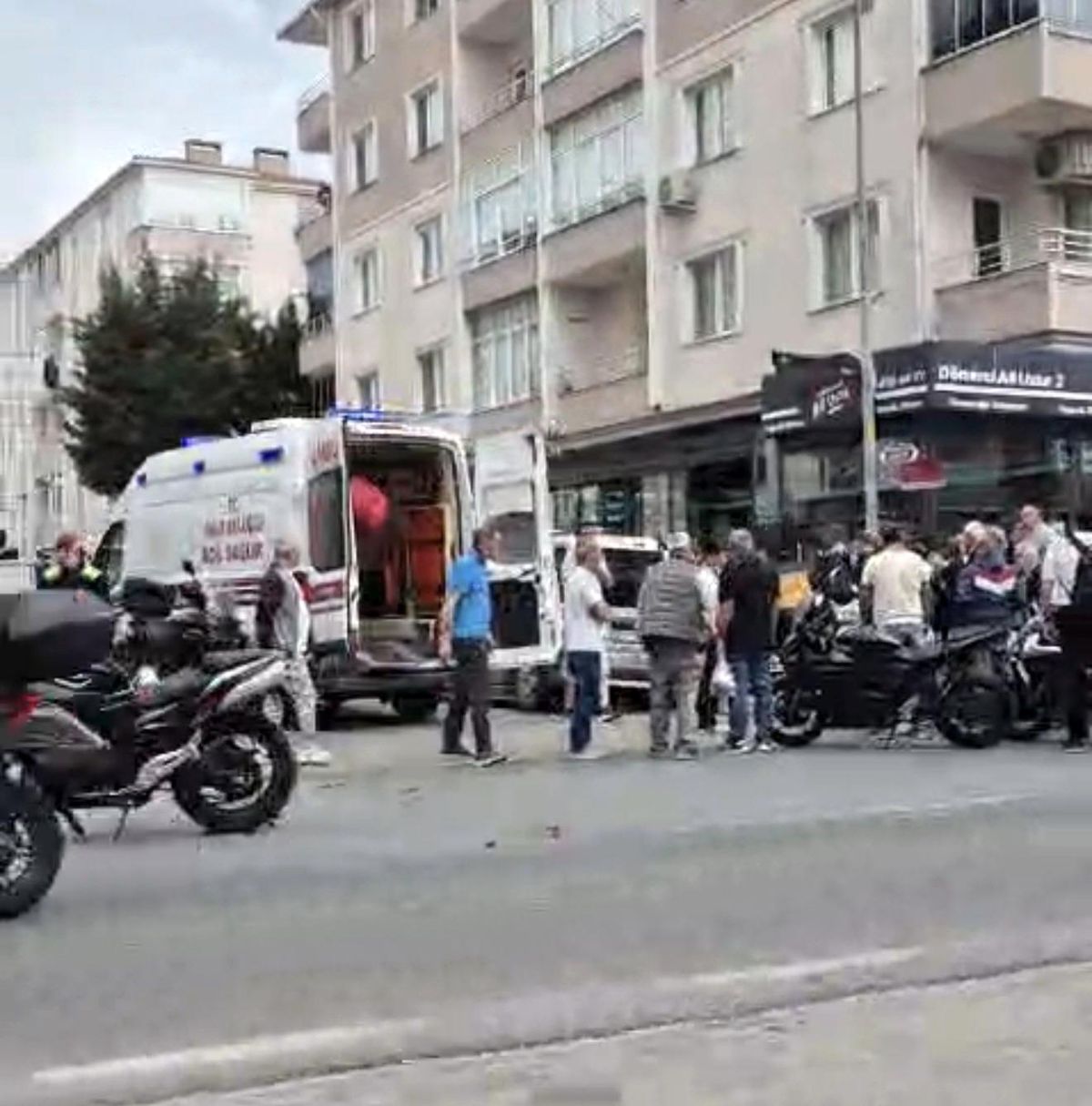 Lüleburgaz\'da Yaya Motosikletin Çarpması Sonucu Yaralandı