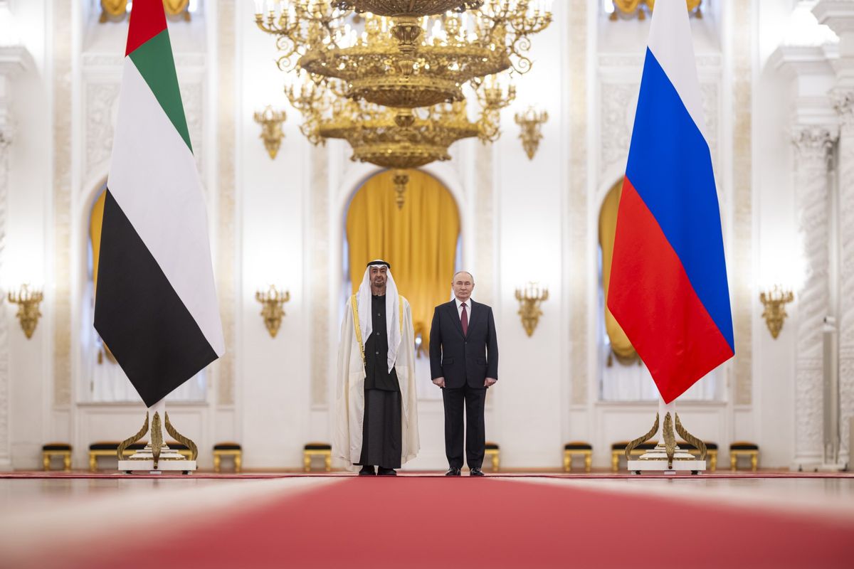 Putin ve Al Nahyan\'dan Telefon Görüşmesi
