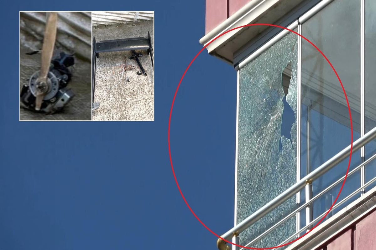 Samsun\'da İHA düştü! Büyük panik yaşandı, evlerde hasar oluştu