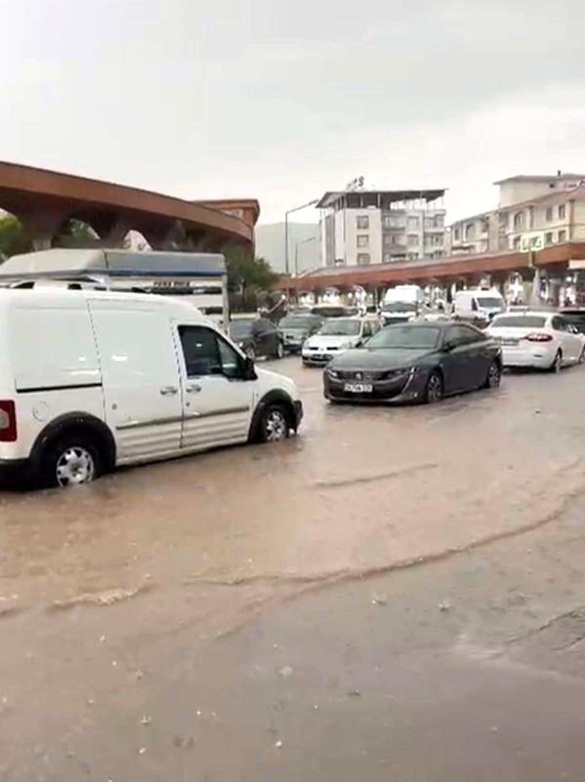 Siirt\'te Sağanak Sel, İş Yerleri Zarar Gördü