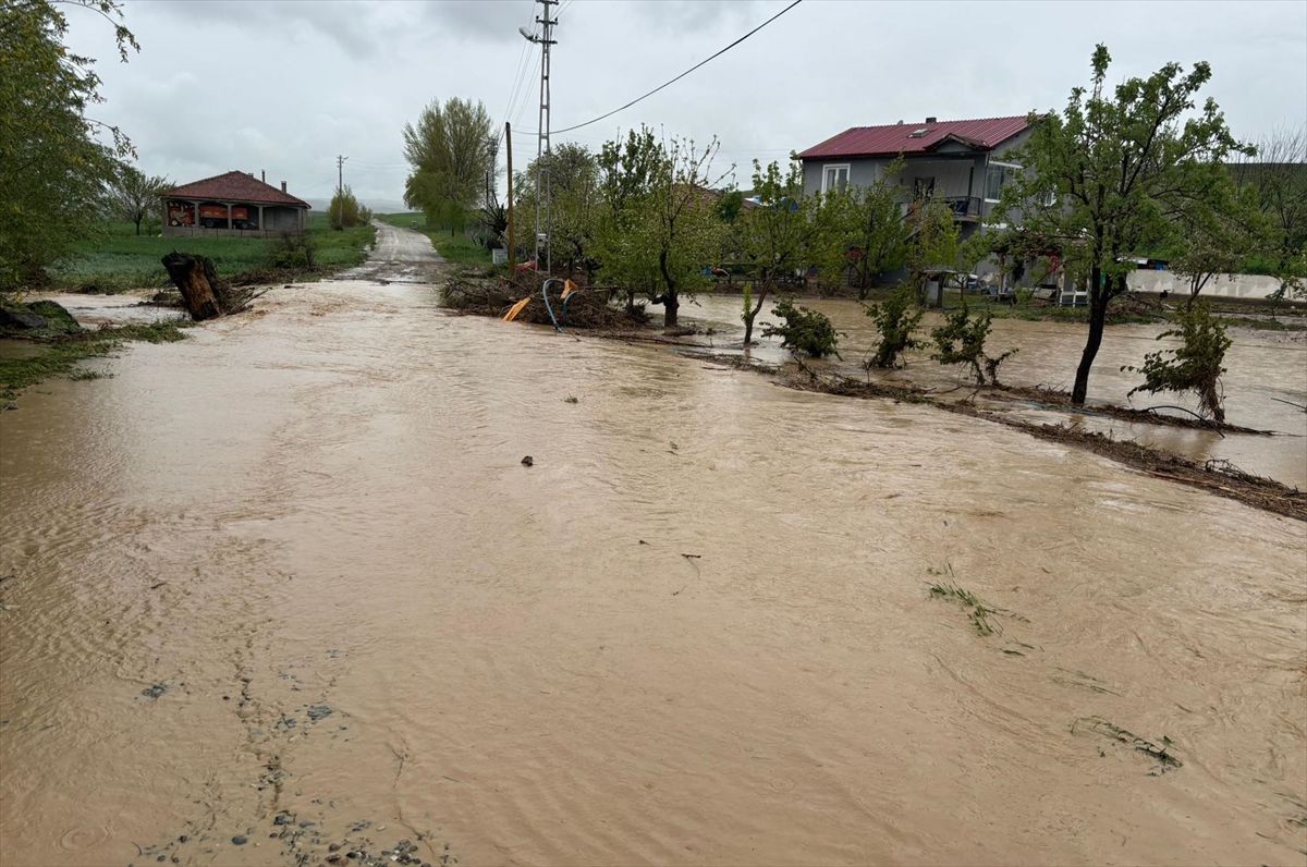 Sorgun\'da Taşkın, Köyde Hasar