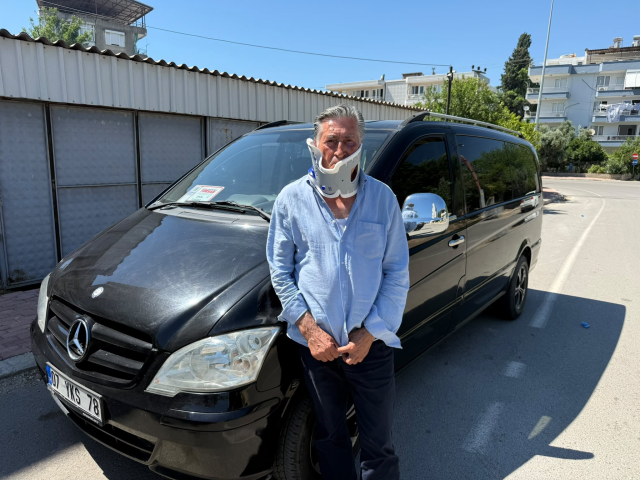 Tur şoförü, VIP transfer hizmeti verdiği Litvanyalı boksör tarafından hastanelik edildi