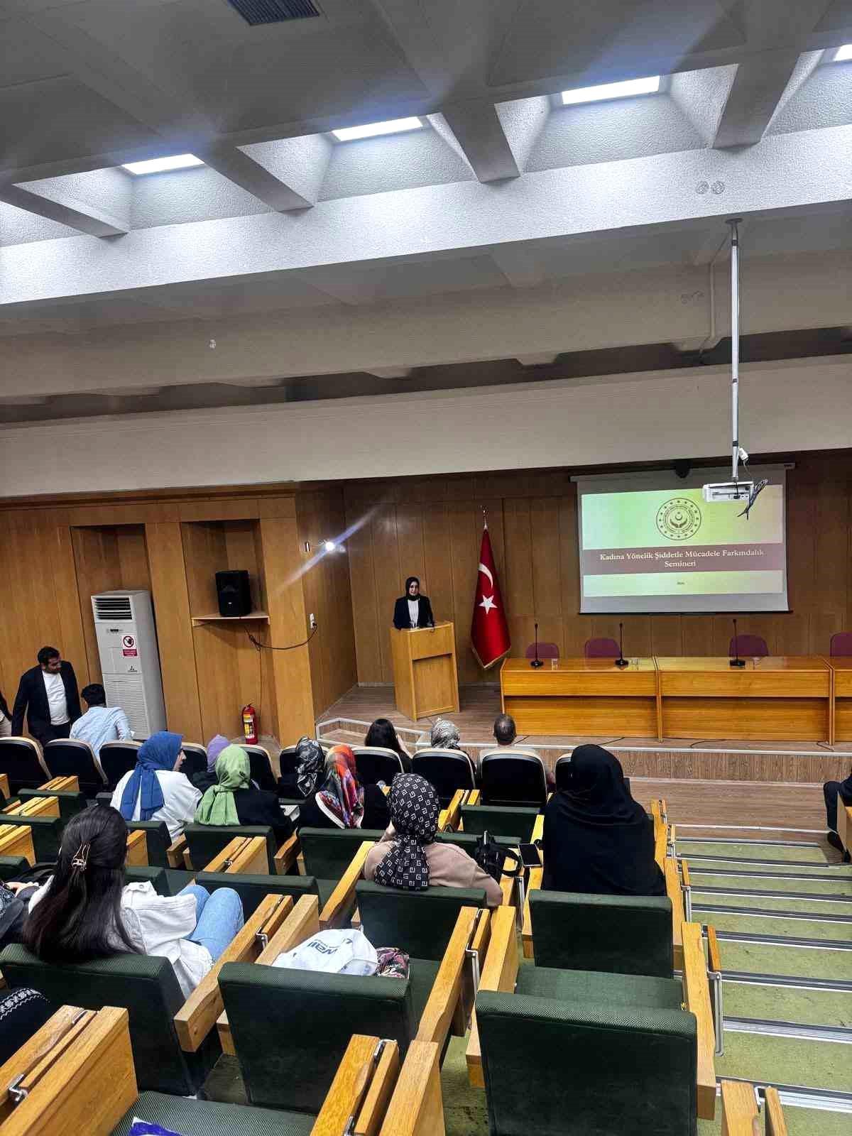 Elazığ\'da Kadına Yönelik Şiddet Eğitimi