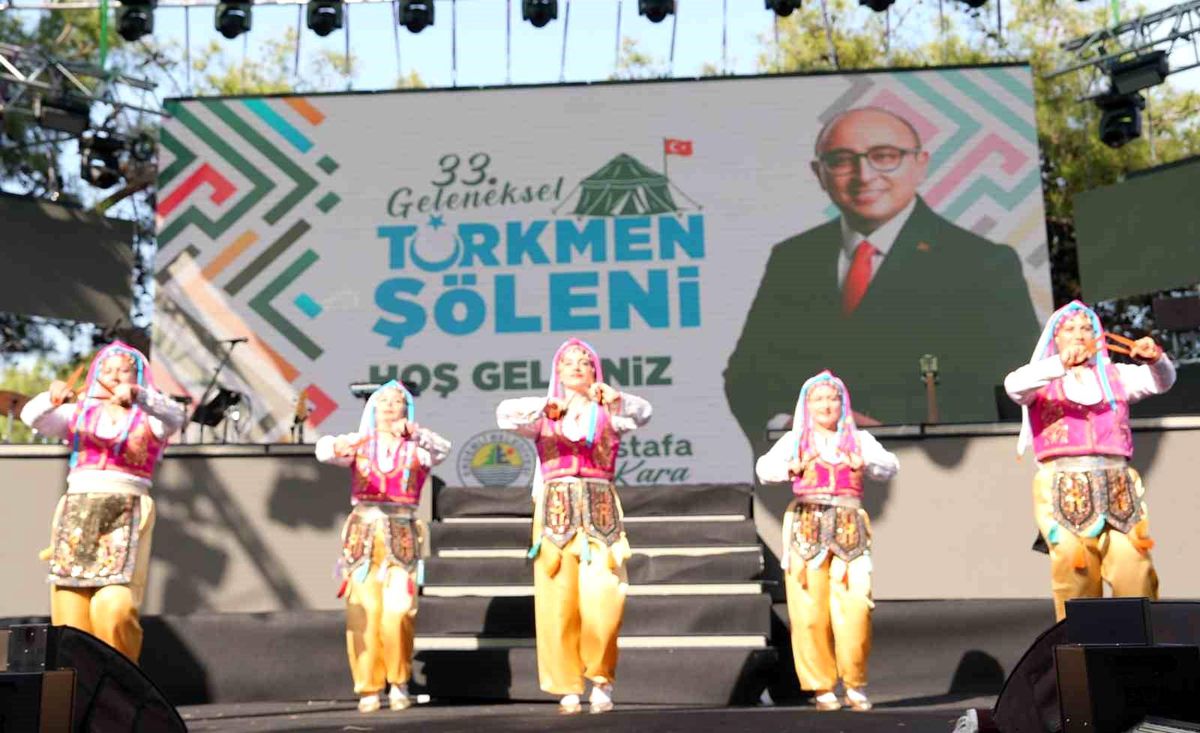 33. Geleneksel Türkmen Şöleni\'ne binlerce kişi katıldı