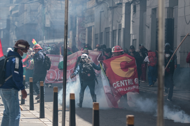 Bolivya'da hükümet karşıtı protestolarda 57 kişi gözaltına alındı