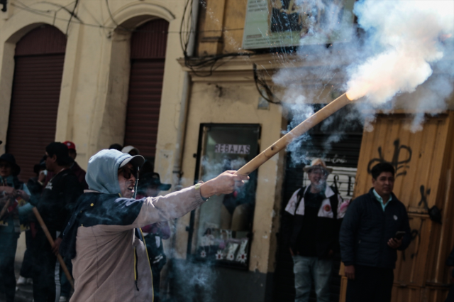 Bolivya'da hükümet karşıtı protestolarda 57 kişi gözaltına alındı