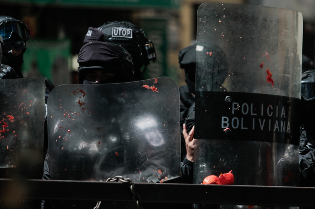 Bolivya'da hükümet karşıtı protestolarda 57 kişi gözaltına alındı