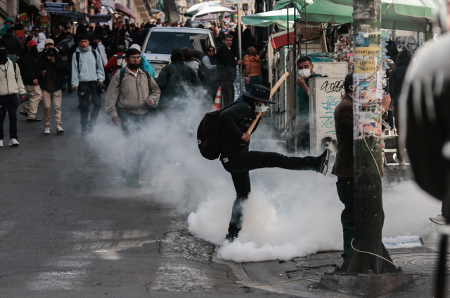 Bolivya'da hükümet karşıtı protestolarda 57 kişi gözaltına alındı