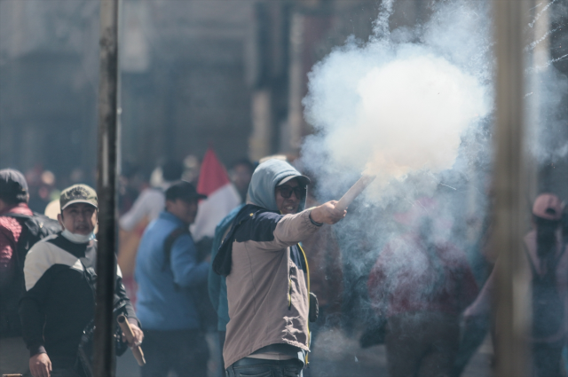 Bolivya'da hükümet karşıtı protestolarda 57 kişi gözaltına alındı