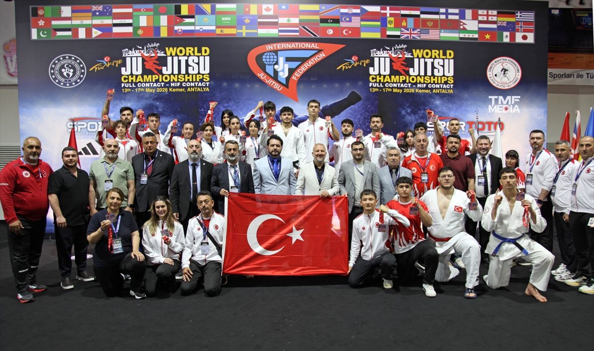 Antalya\'da Ju Jitsu Şampiyonası Tamamlandı
