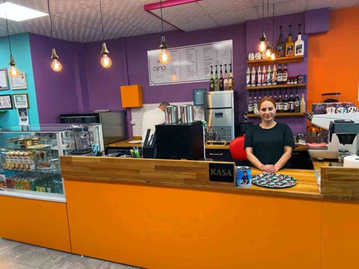 Engelli Girişimci Milas\'ta Kafe Açtı