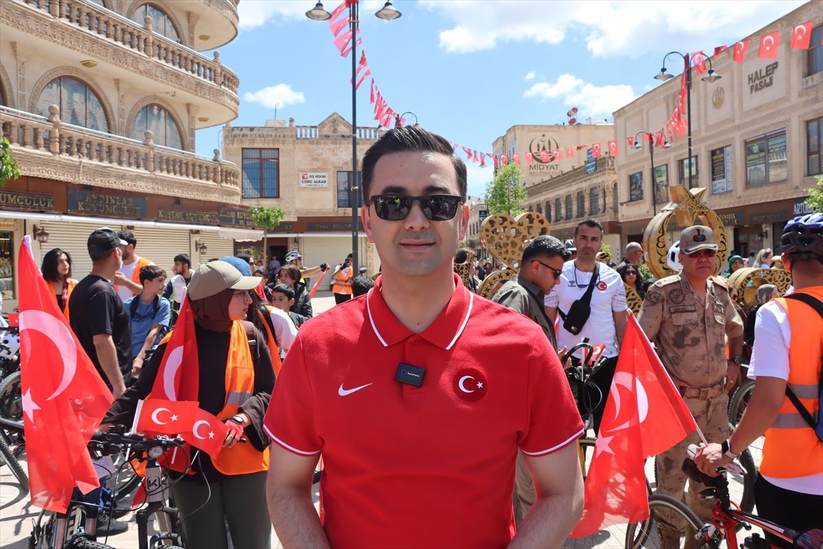 Midyat\'ta Bisiklet Turu ile Gençlik Haftası Kutlandı