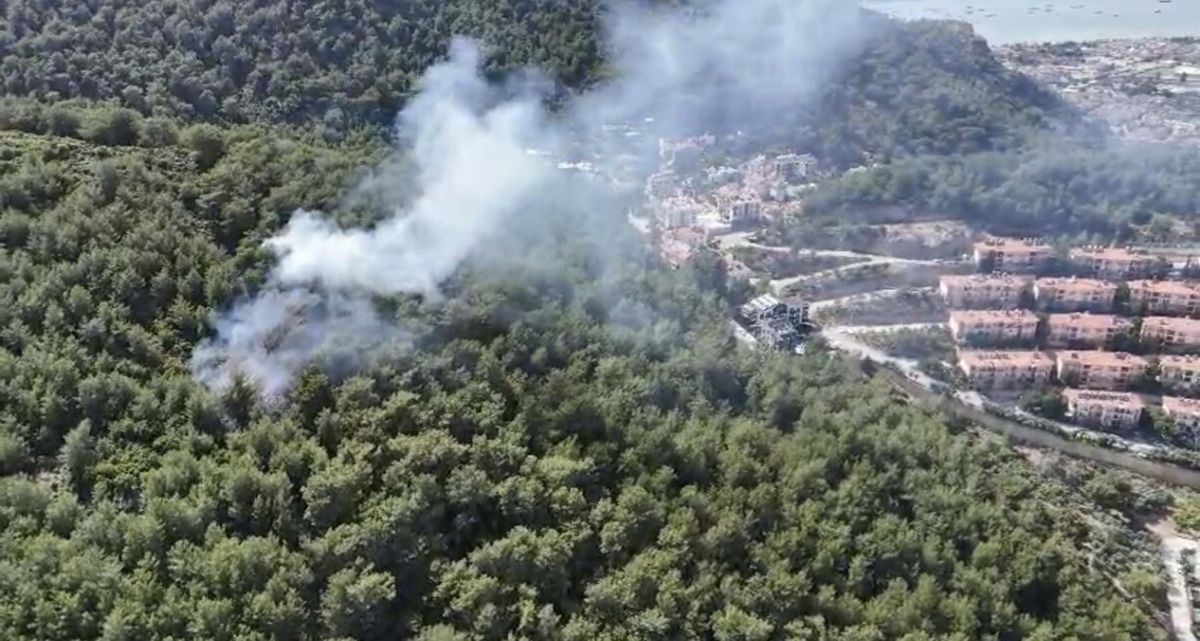 Fethiye\'de Orman Yangını Kontrol Altına Alındı