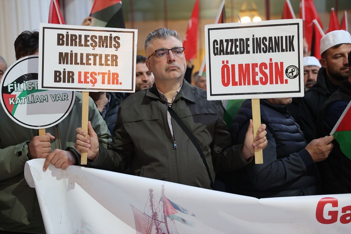 Nevşehir\'de Küresel Sumud Filosu\'na Destek