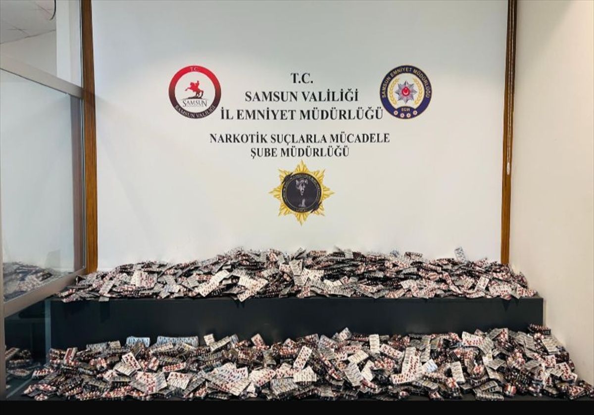 Samsun\'da Uyuşturucu Hap Operasyonu