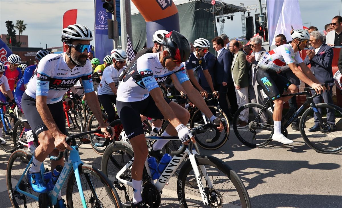 Samsun\'da Gran Fondo Bisiklet Yarışı