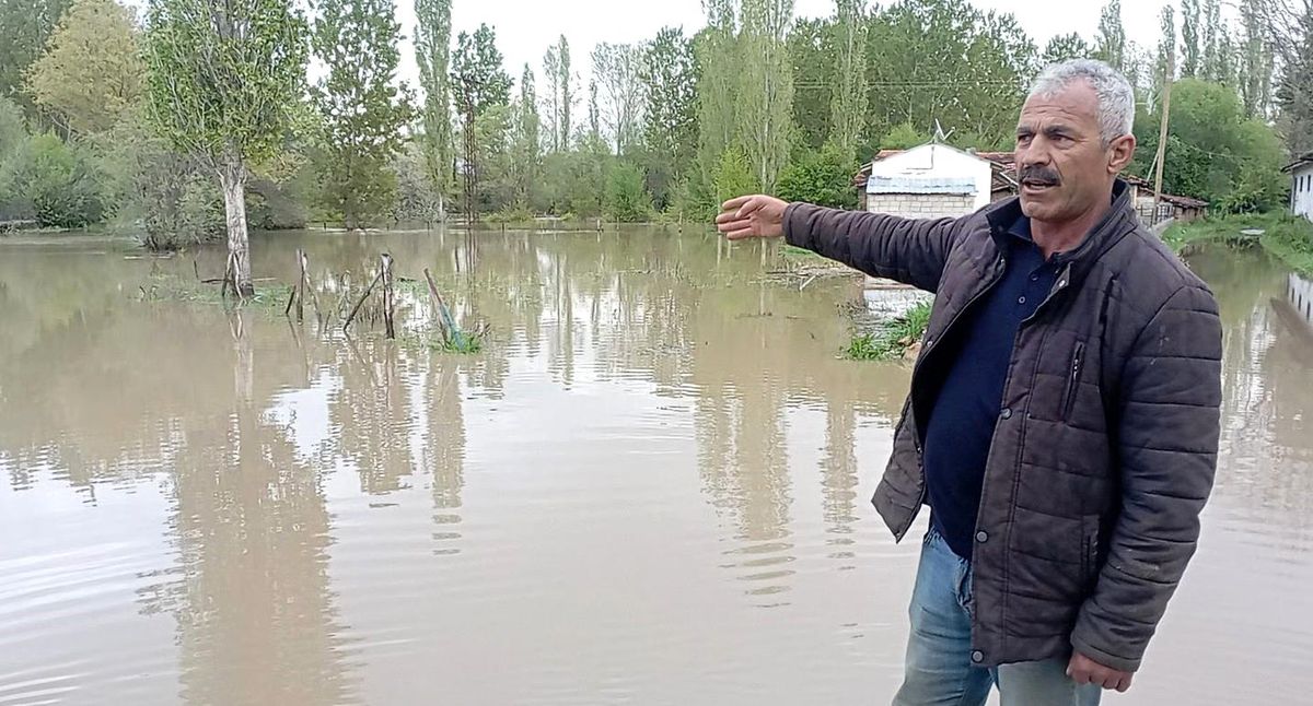 Tokat\'ta Çekerek Irmağı Taştı