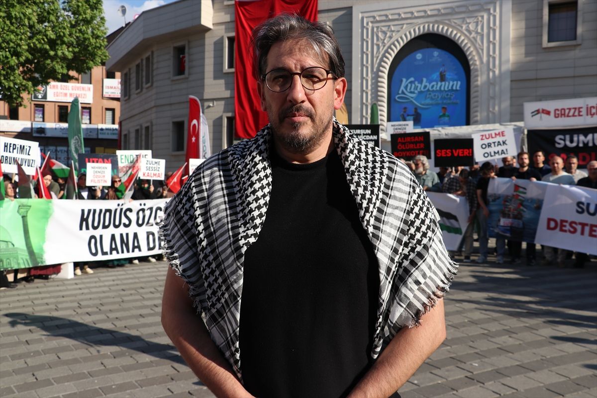 Bursa\'da Gazze İçin Destek Gösterisi