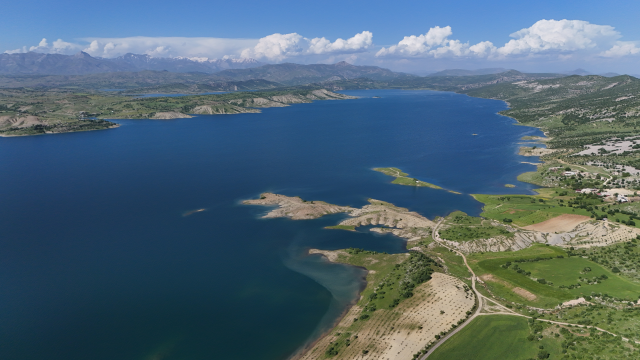 Maldivler değil, Diyarbakır: Geçen yıl çöl gibiydi, bu yıl turkuaza büründü