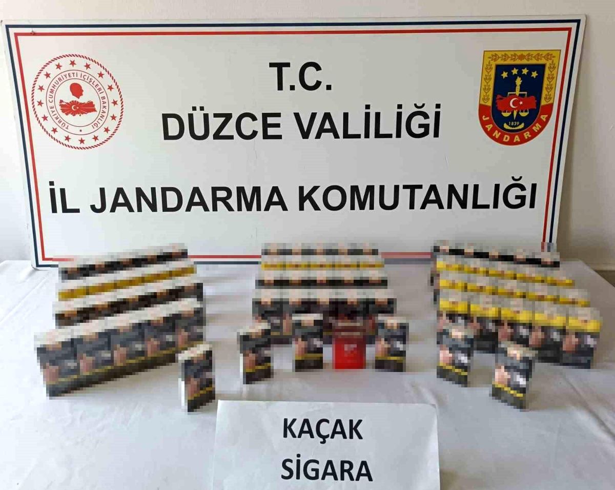 Düzce\'de Kaçak Elektronik Sigara ve Tütün Operasyonu